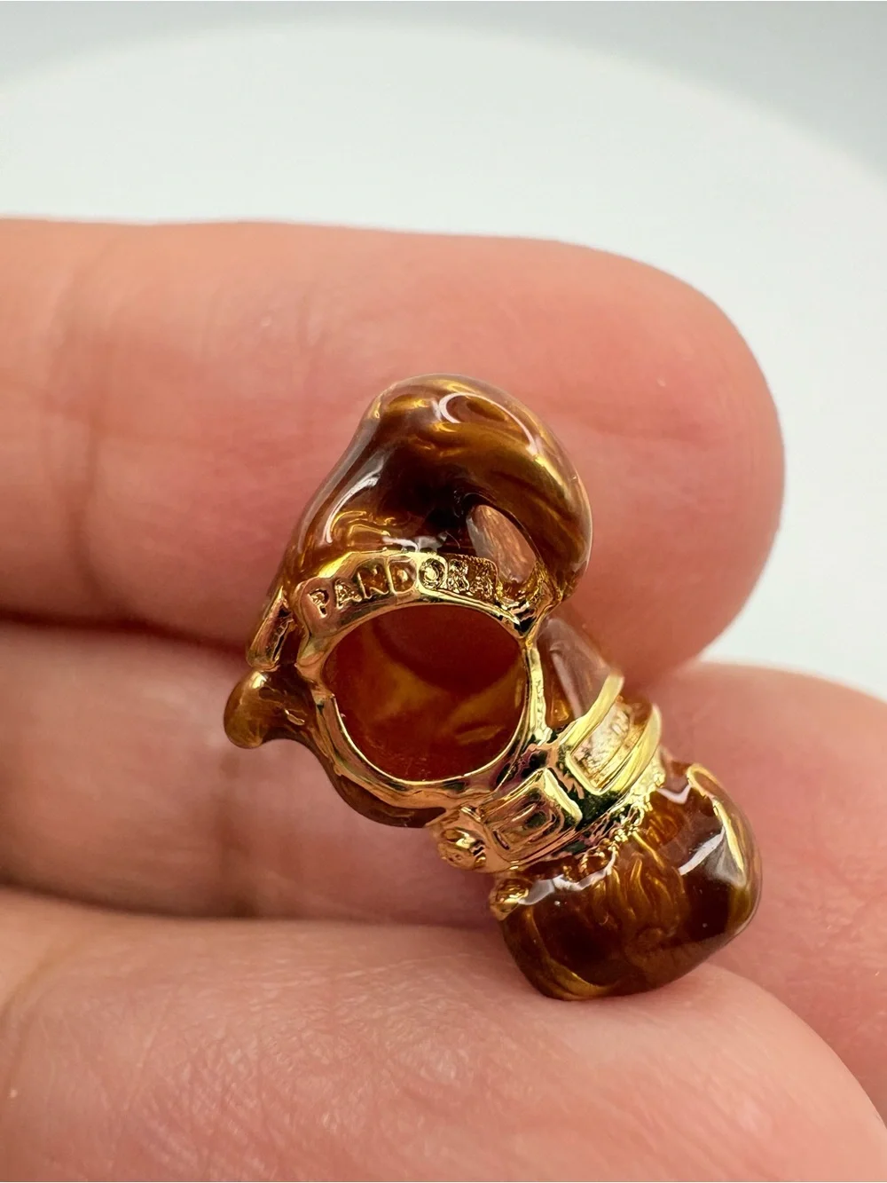 Pandora Disney Pixar Up Dug 14k gold-plated Charm